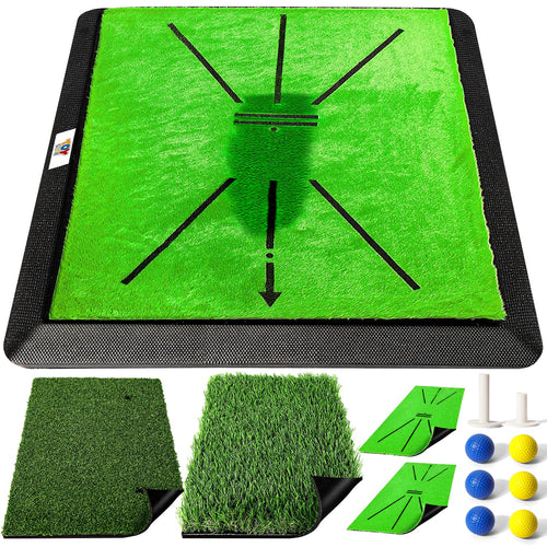 4-Pack Golf Practice Mat Set