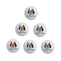 Funny Golf Balls 6 Pack Coloured