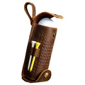 ALDREN Golf Tee & Ball Pouch | Leather Golf Bag Accessory